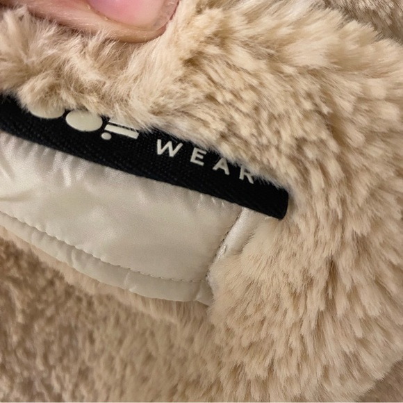 OOF Wear Faux Fur Zip Up Heavy Oversized Jacket Size 38 / XS - Picture 3 of 11
